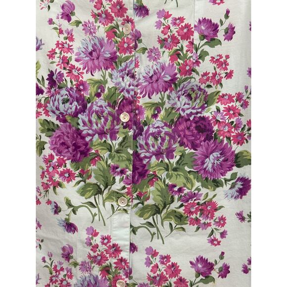 VTG Phool Spring A-Line Skirt 1X Purple Floral Coquette Cottagecore Soft Girl - Picture 2 of 13